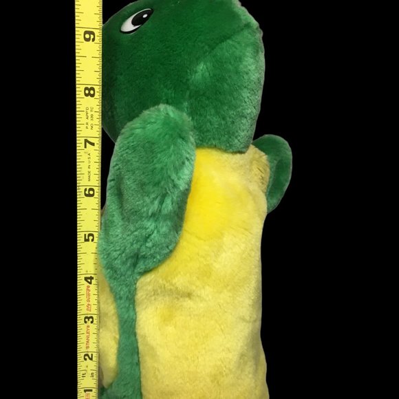 PLUSHPUPS 2006 Baby Turtle Puppet Plush Green Yellow Handpuppet 10" VHTF - RARE - Picture 10 of 10